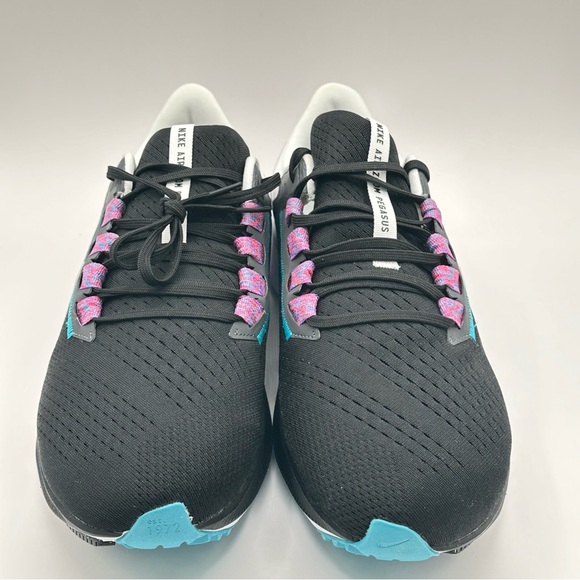 Men Nike Pegasus 38 Road Running Shoes Black/White/Blue/Silver CW7356-003 Sz 12 - Picture 3 of 12